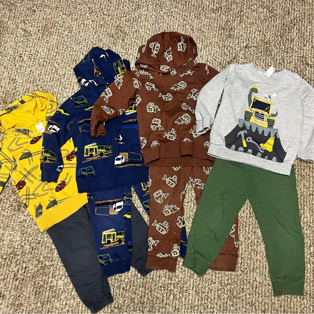 Kids Construction-Themed Clothing Set
